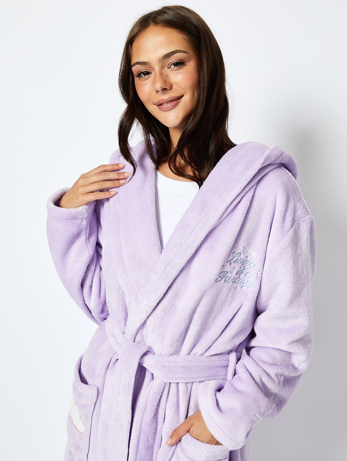 Disney Living In a Fantasy Dressing Gown in Lilac