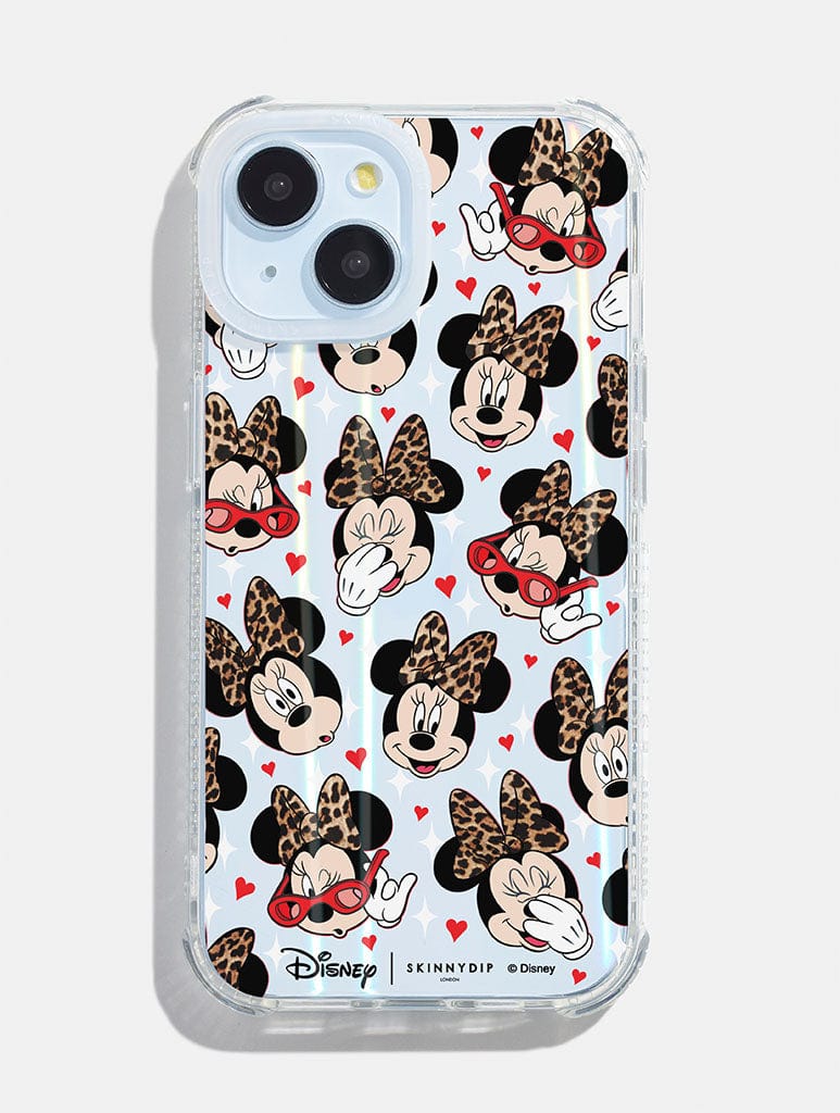 Disney Minnie Leopard Print Shock iPhone Case