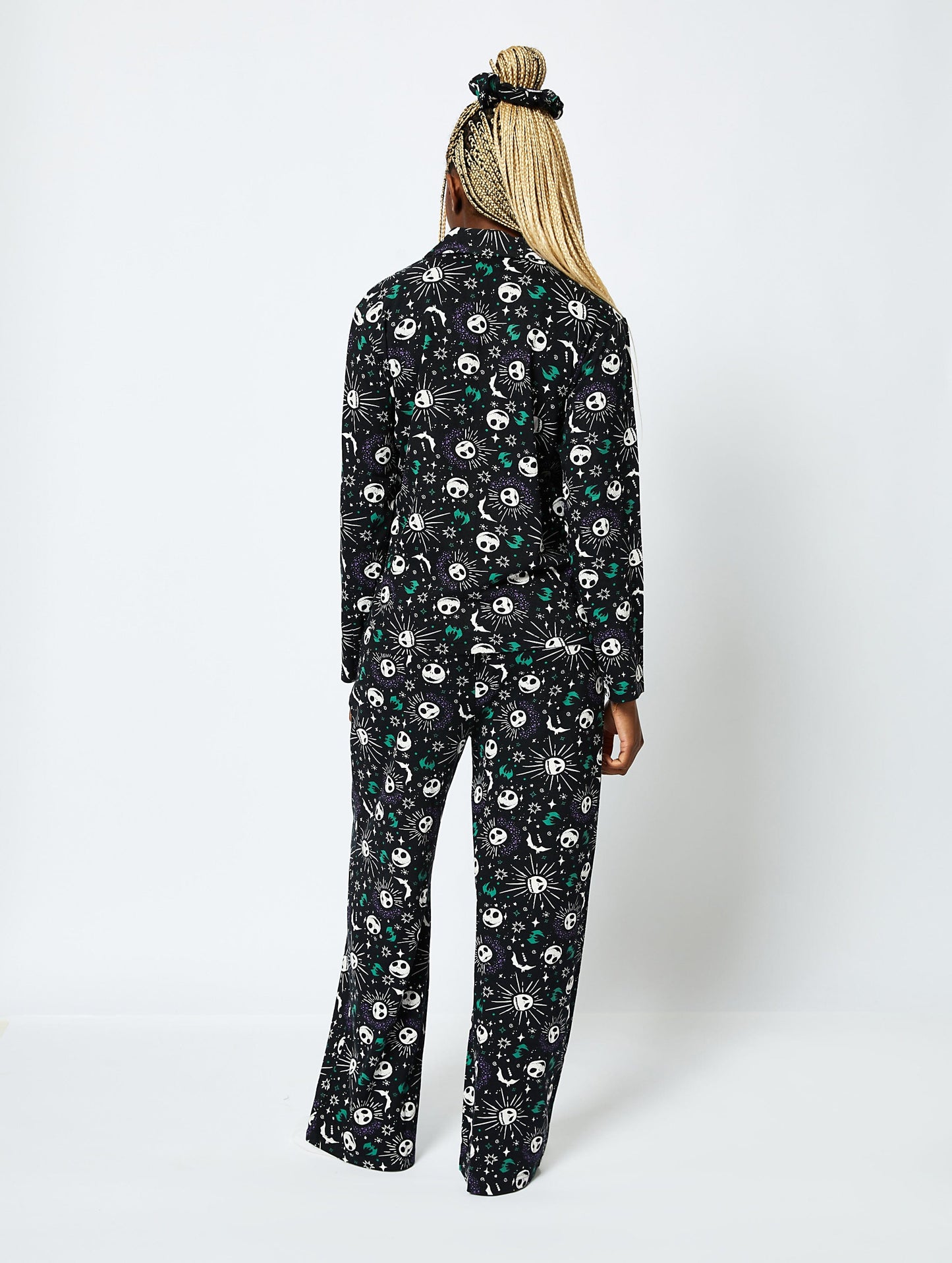 Disney Nightmare Before Christmas Jack Pyjama Set in Black