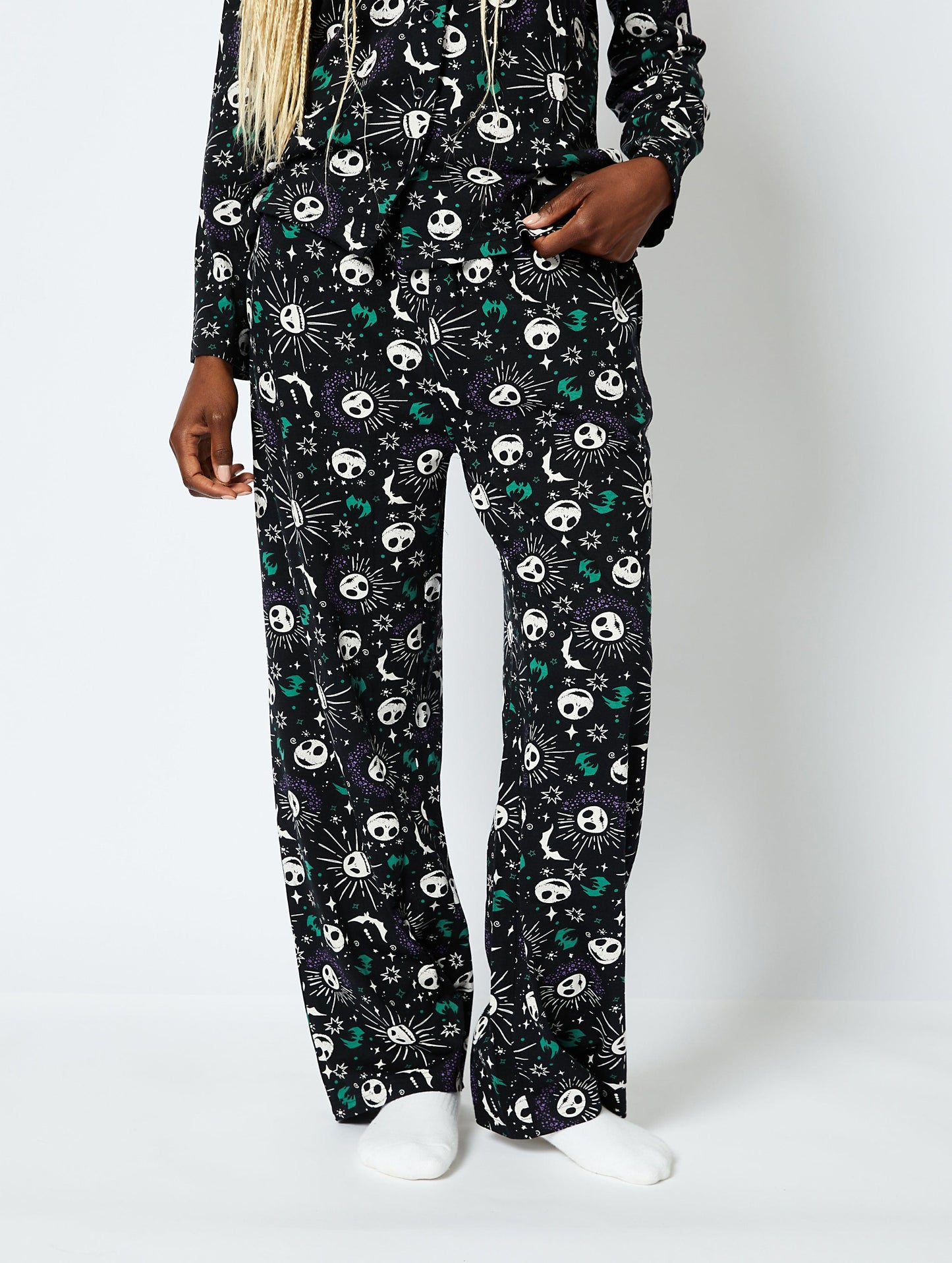 Disney Nightmare Before Christmas Jack Pyjama Set in Black