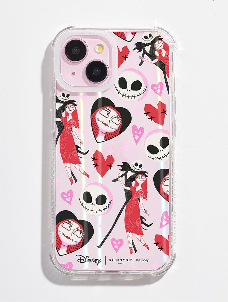 Disney Nightmare Before Christmas Jack & Sally in Love Sticker Shock iPhone Case