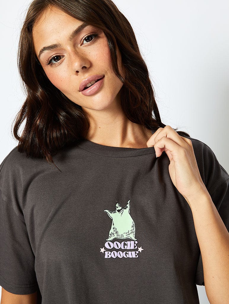 Disney Oogie Boogie T-shirt in Grey