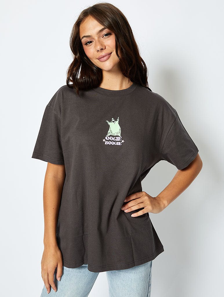 Disney Oogie Boogie T-shirt in Grey