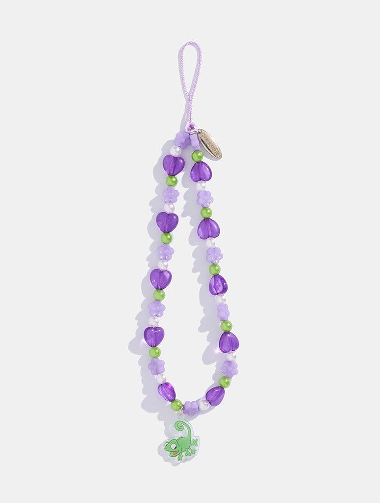 Disney Pascal Lilac Beaded Phone Strap