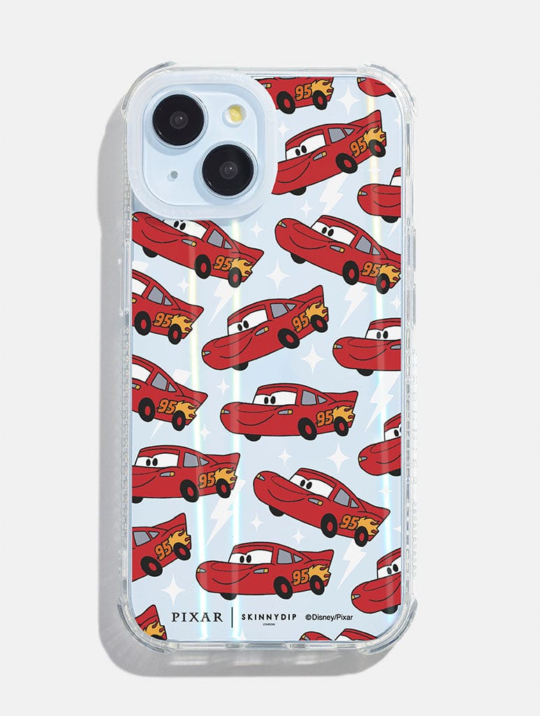 Disney Pixar Cars Lightning McQueen Repeat Shock iPhone Case