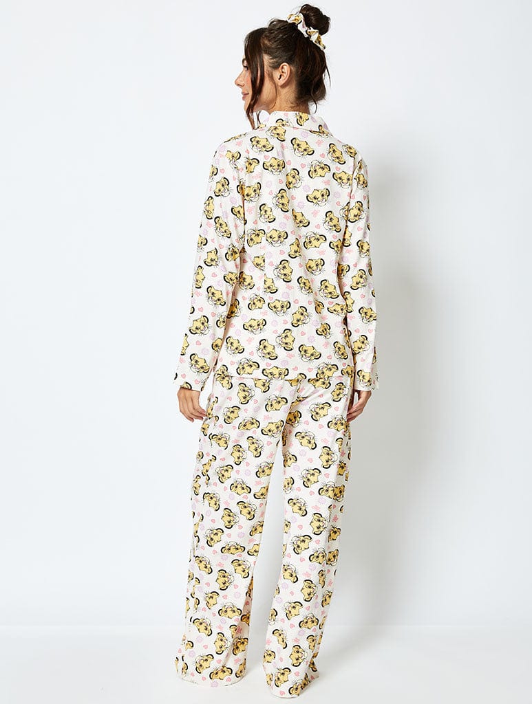 Disney Simba Pyjama Set in Cream