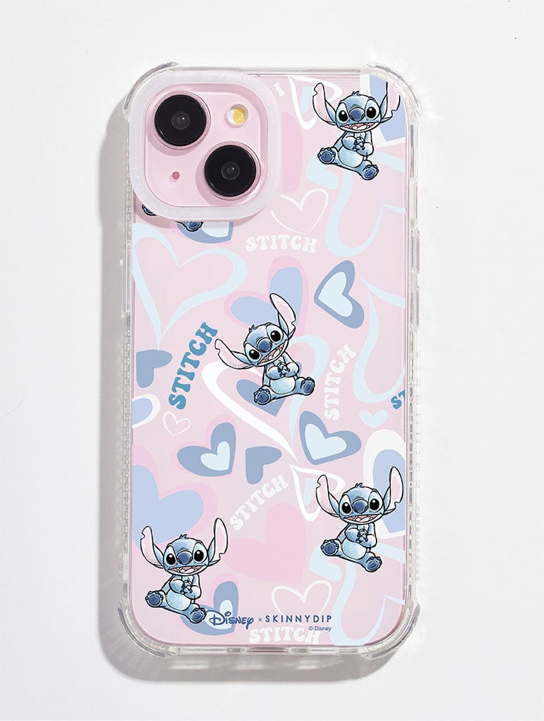 Disney Stitch Heart Shock iPhone Case
