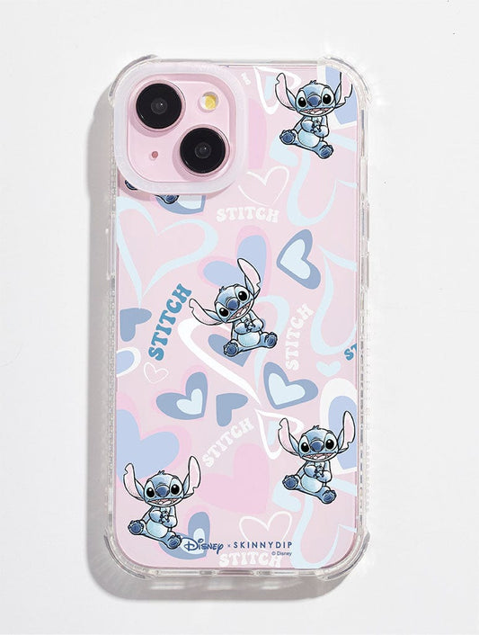 Disney Stitch Heart Shock iPhone Case