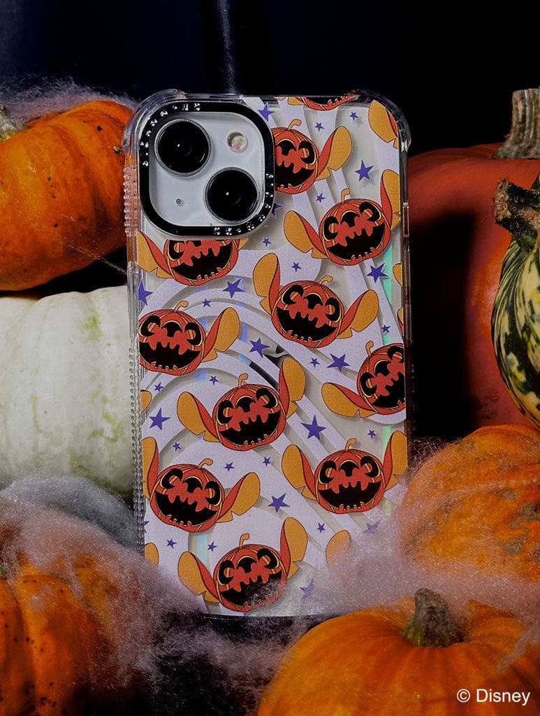Disney Stitch Pumpkin Shock iPhone Case