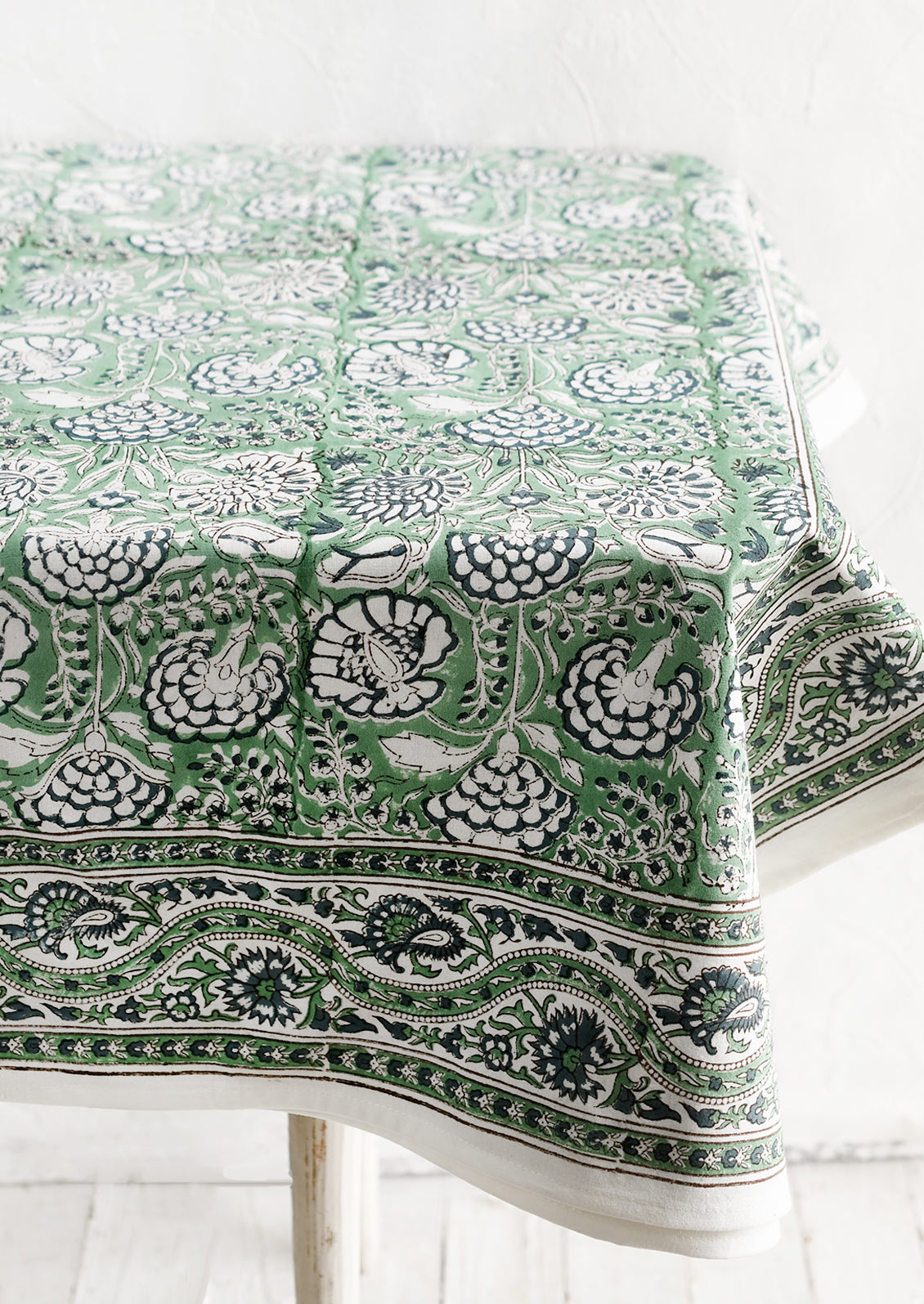 Dona Block Printed Tablecloth
