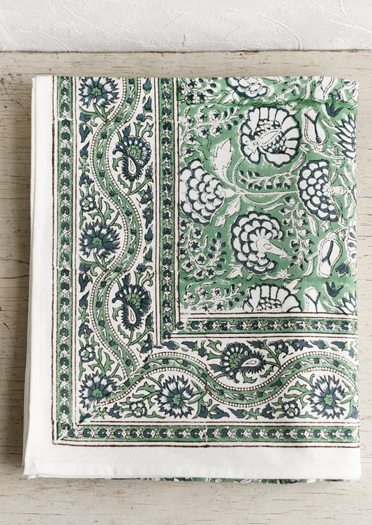 Dona Block Printed Tablecloth