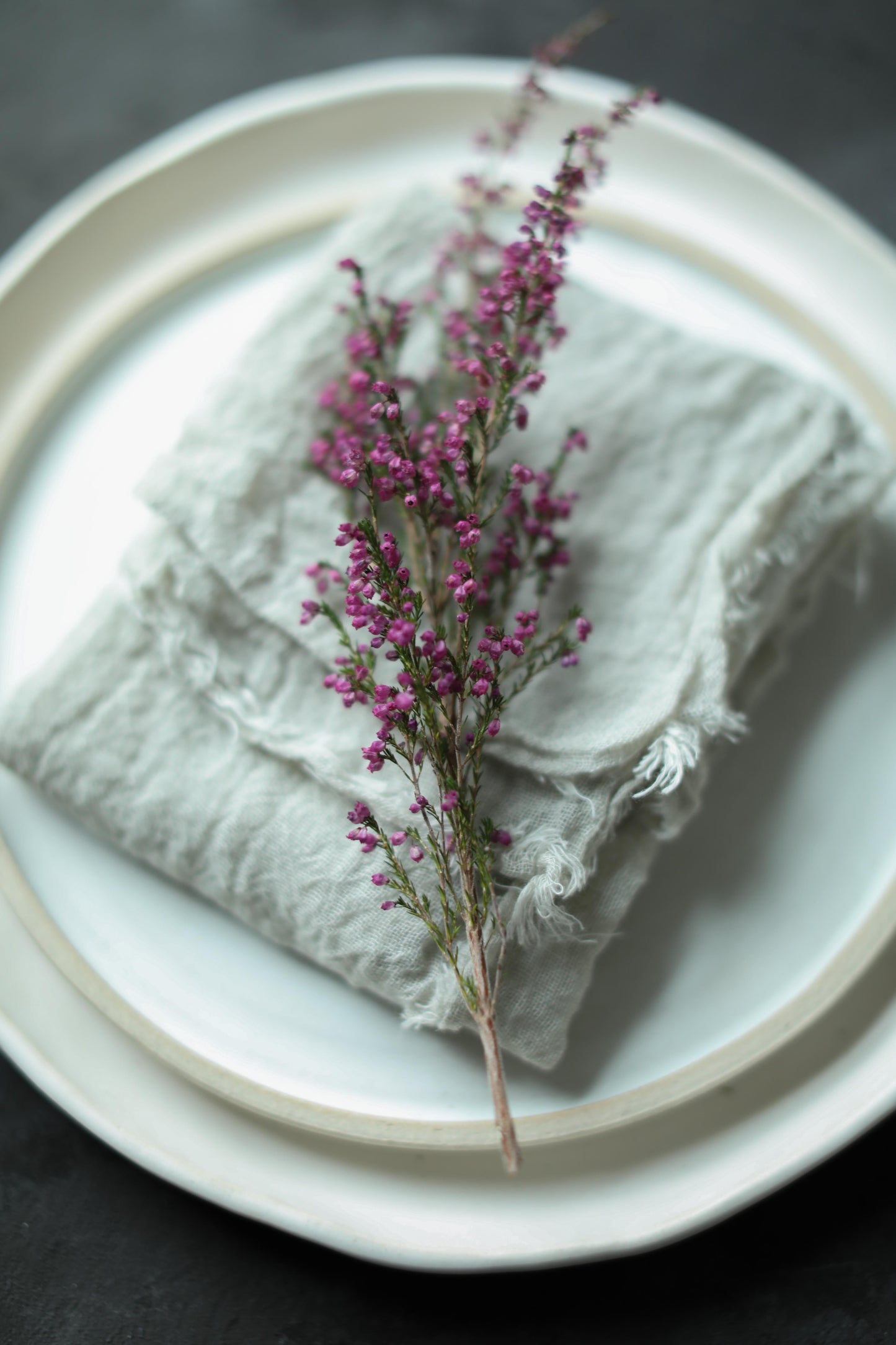 Dove Gray / Plant Dyed Napkin Sets