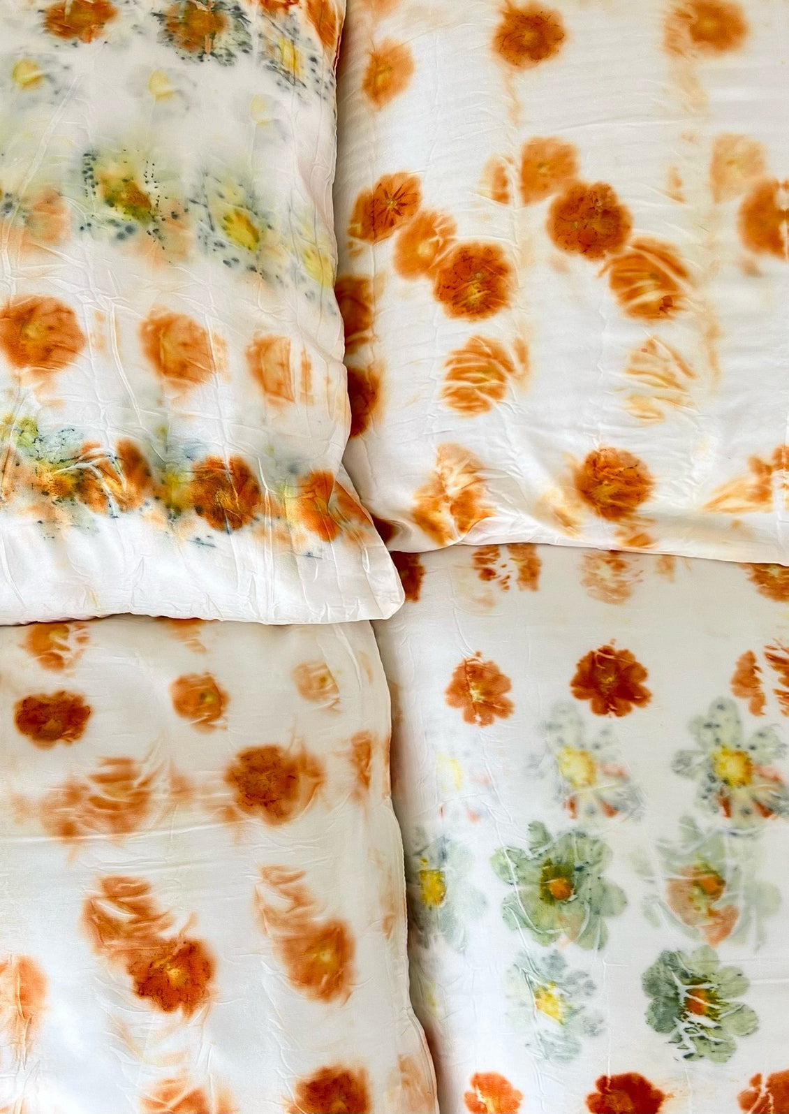 Botanical Dyed Silk Pillowcase