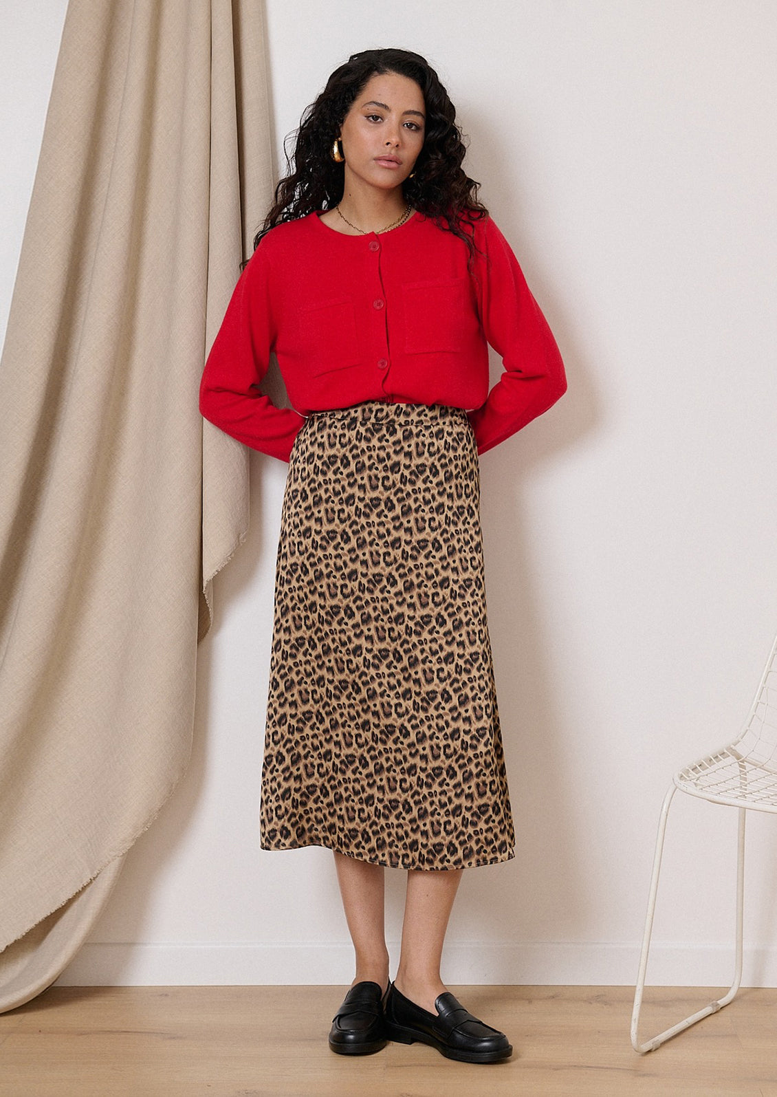 Filippa Leopard Print Skirt
