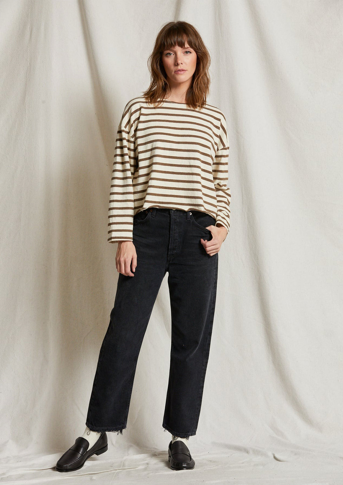 Recycled Cotton Long Sleeve Tee