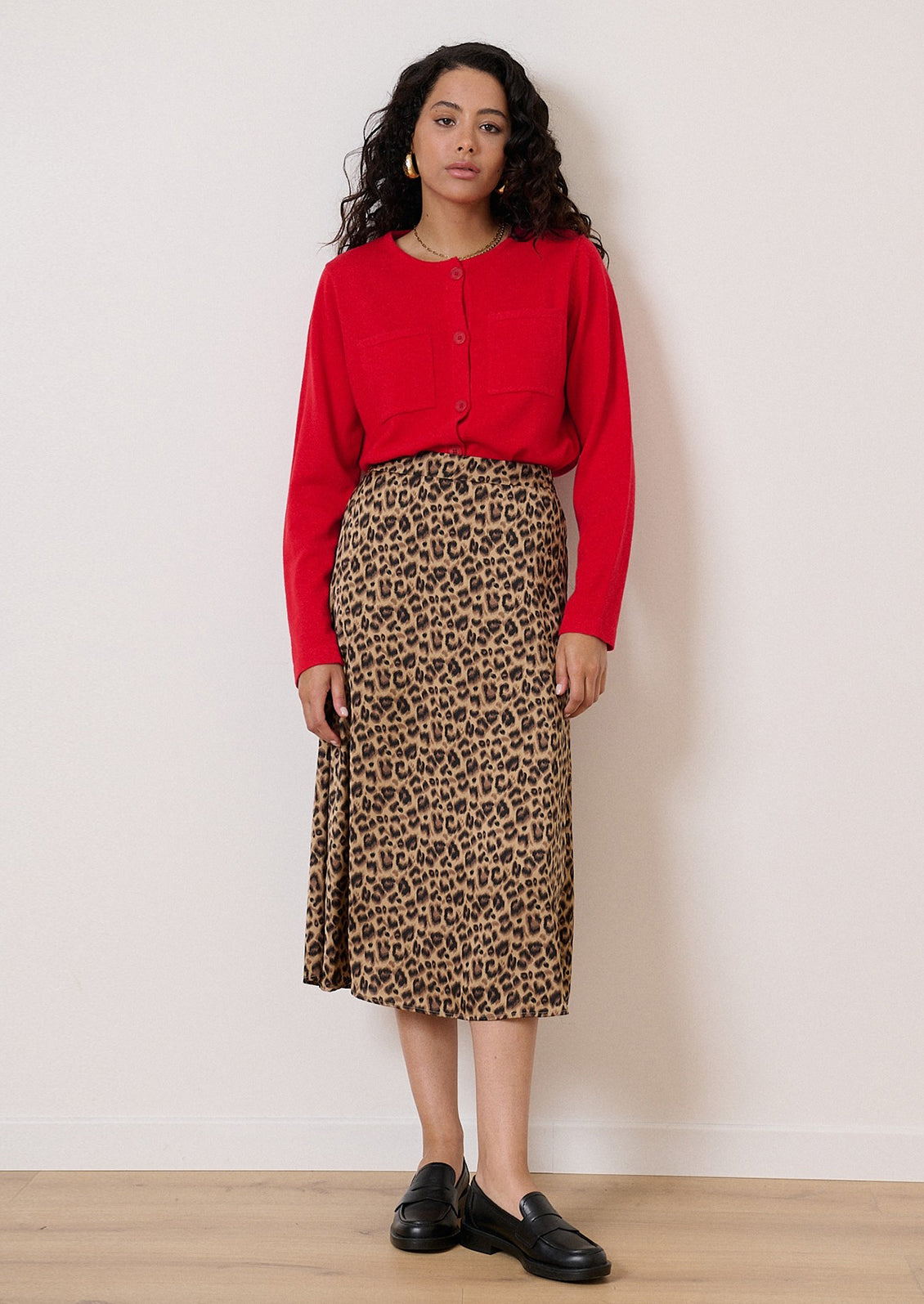 Filippa Leopard Print Skirt