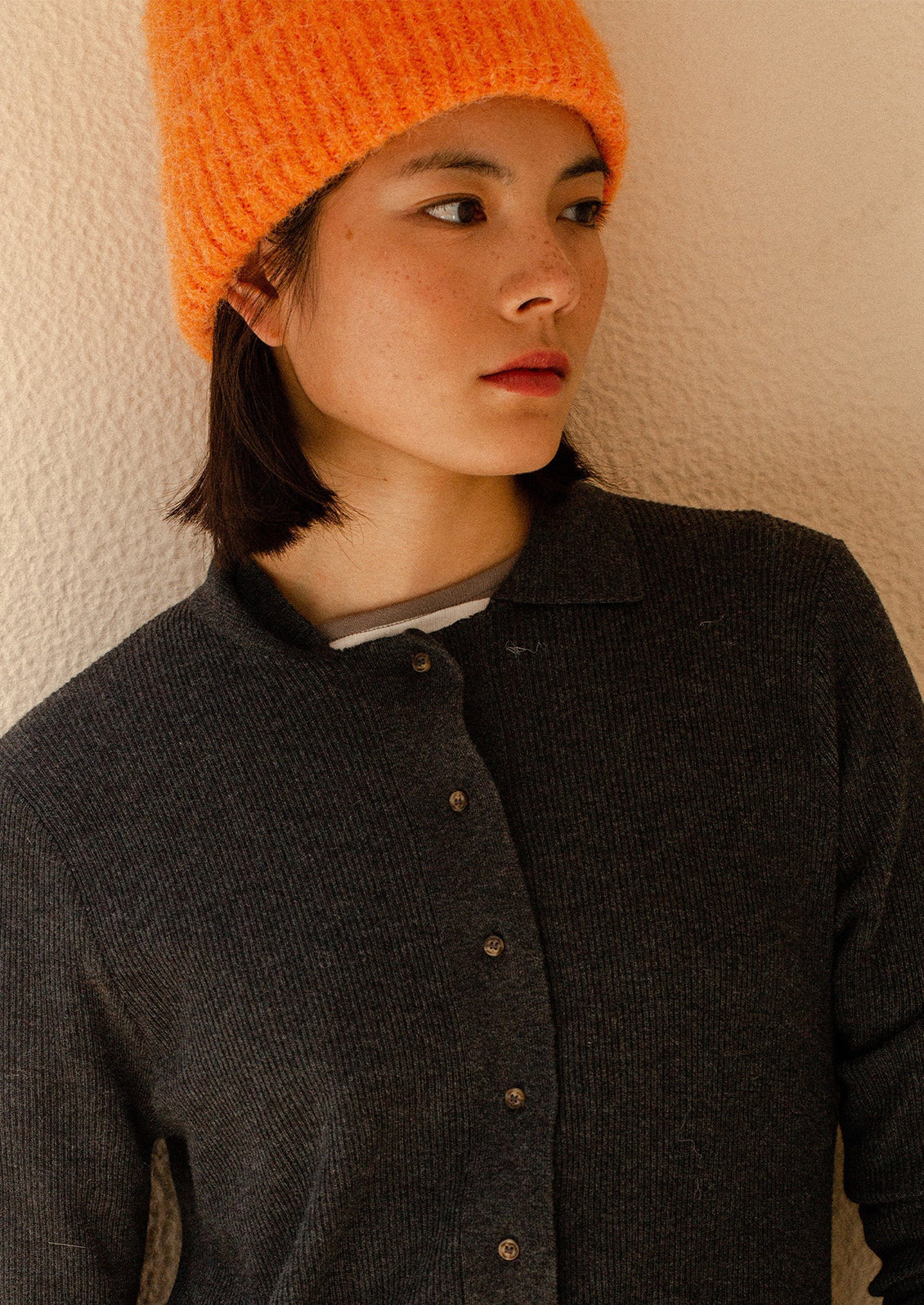 Plush Rib Knit Beanie