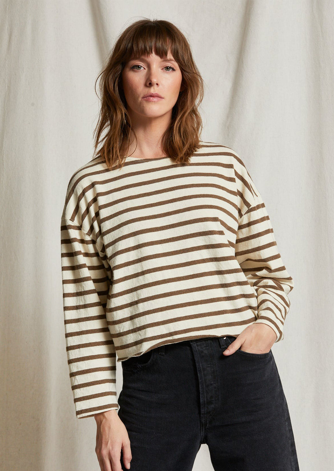 Recycled Cotton Long Sleeve Tee
