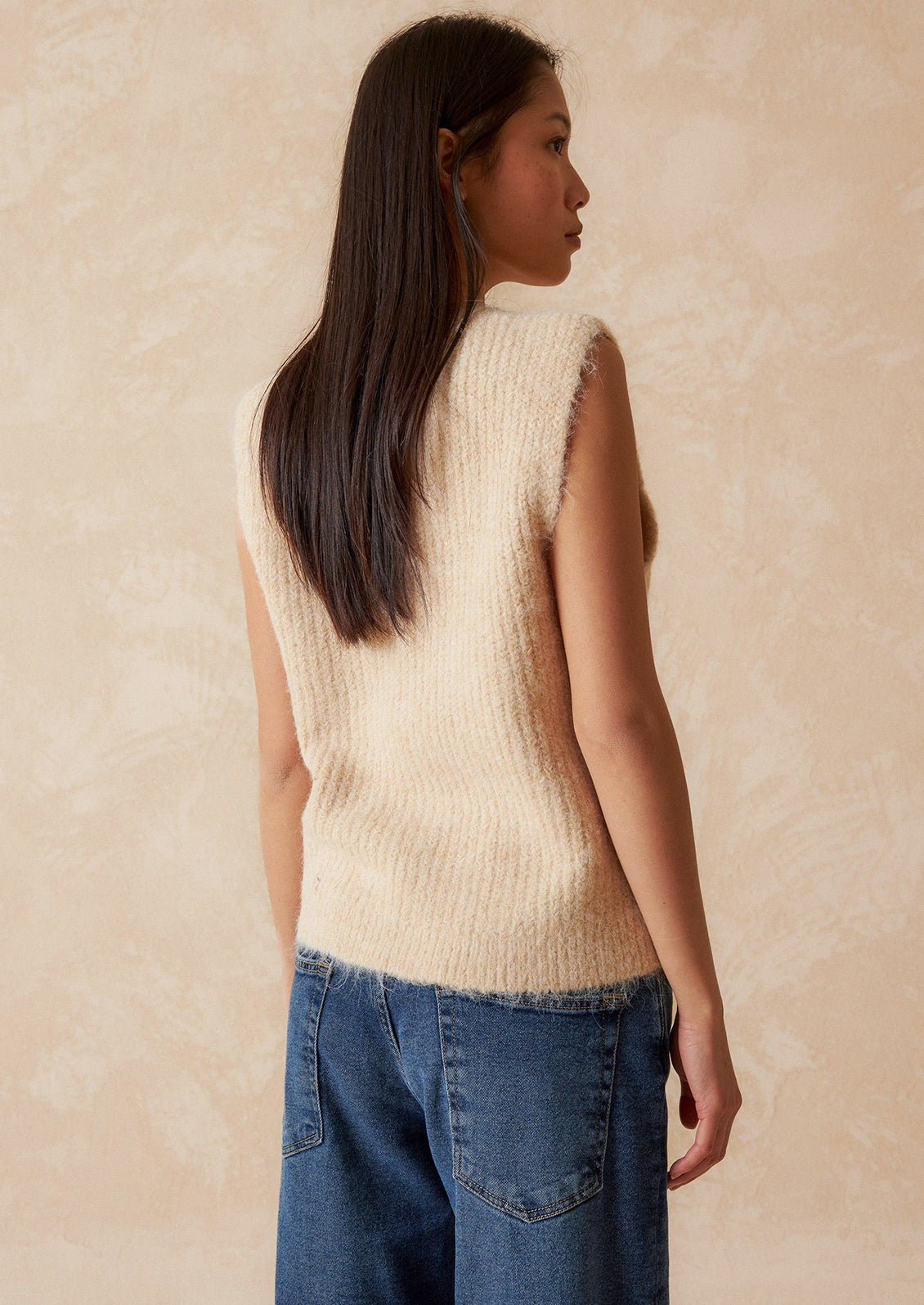 Lileo Button Front Sweater Vest