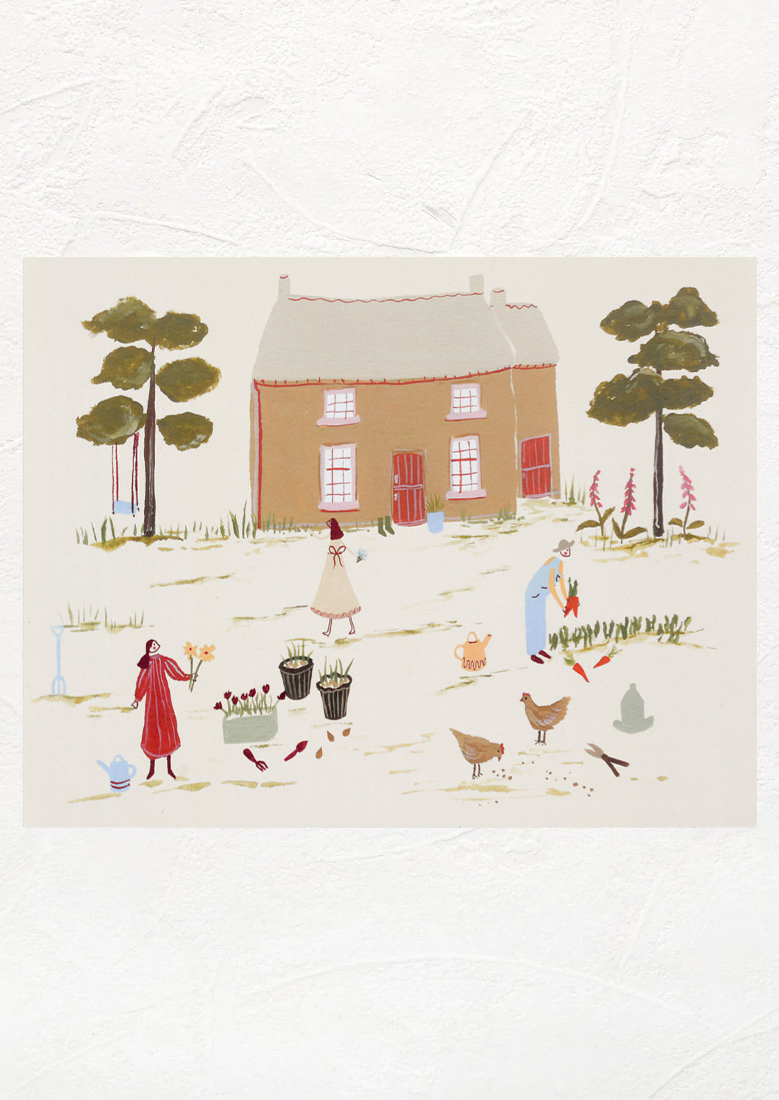Down At The Farm Print