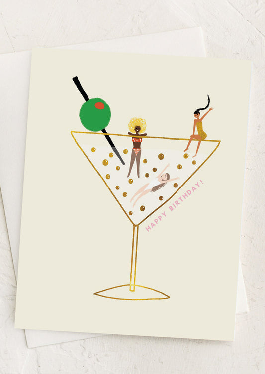 Drinks On Us Birthday Card