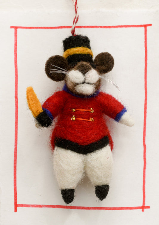 Drum Major Mouse Ornament