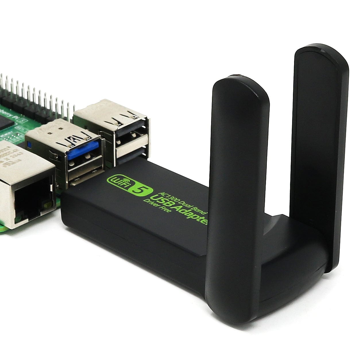 Dual-Band USB WiFi Adapter for Raspberry Pi (5GHz/2.4GHz MT7612U)