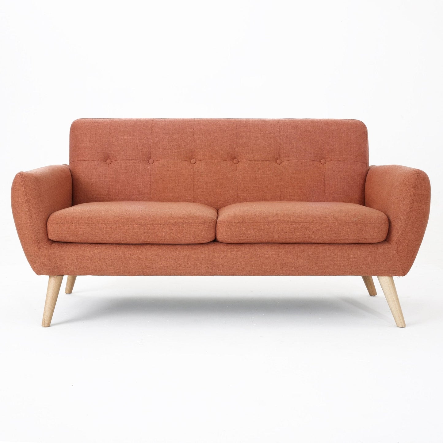 Dusk Loveseat with Button-tufted Backrest