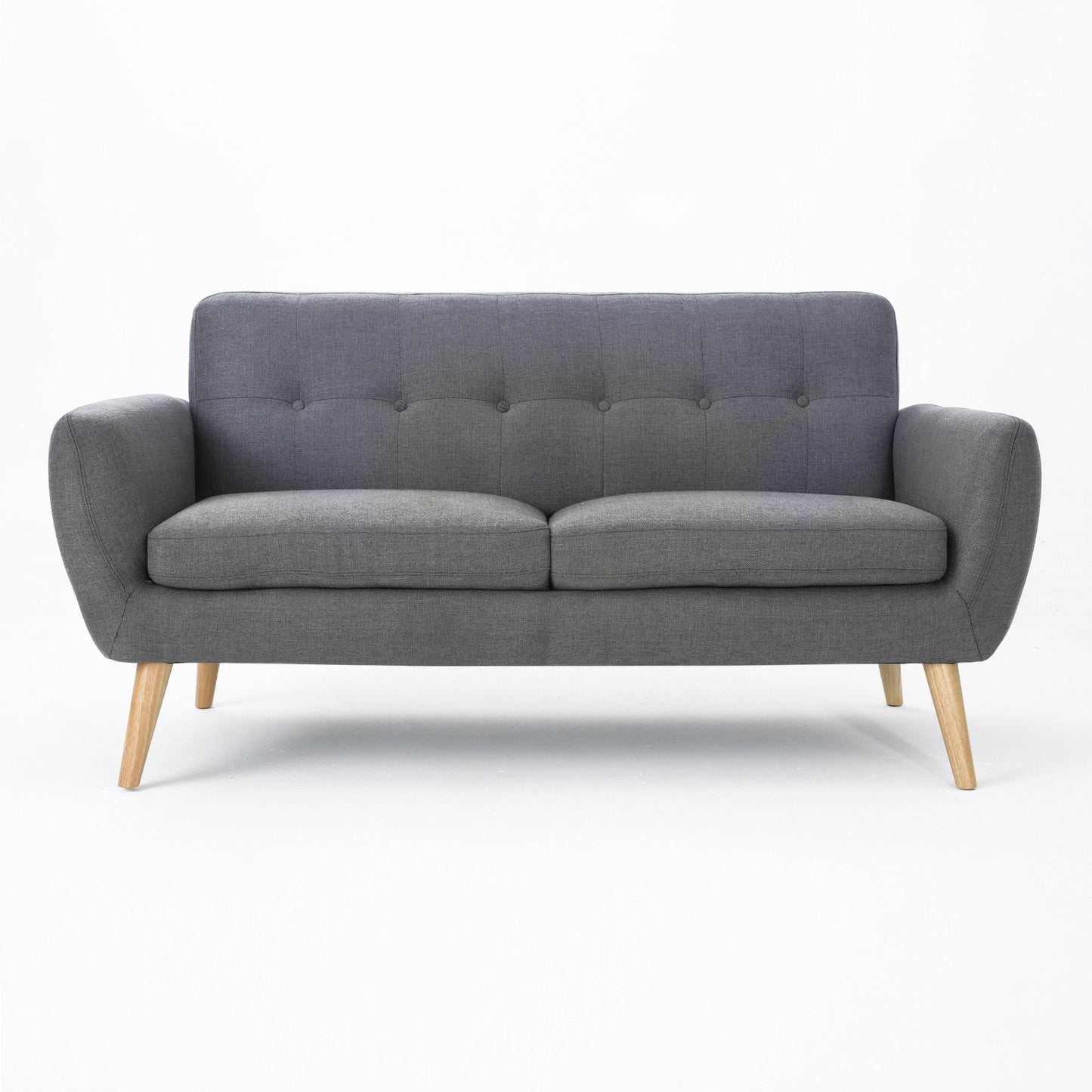Dusk Loveseat with Button-tufted Backrest