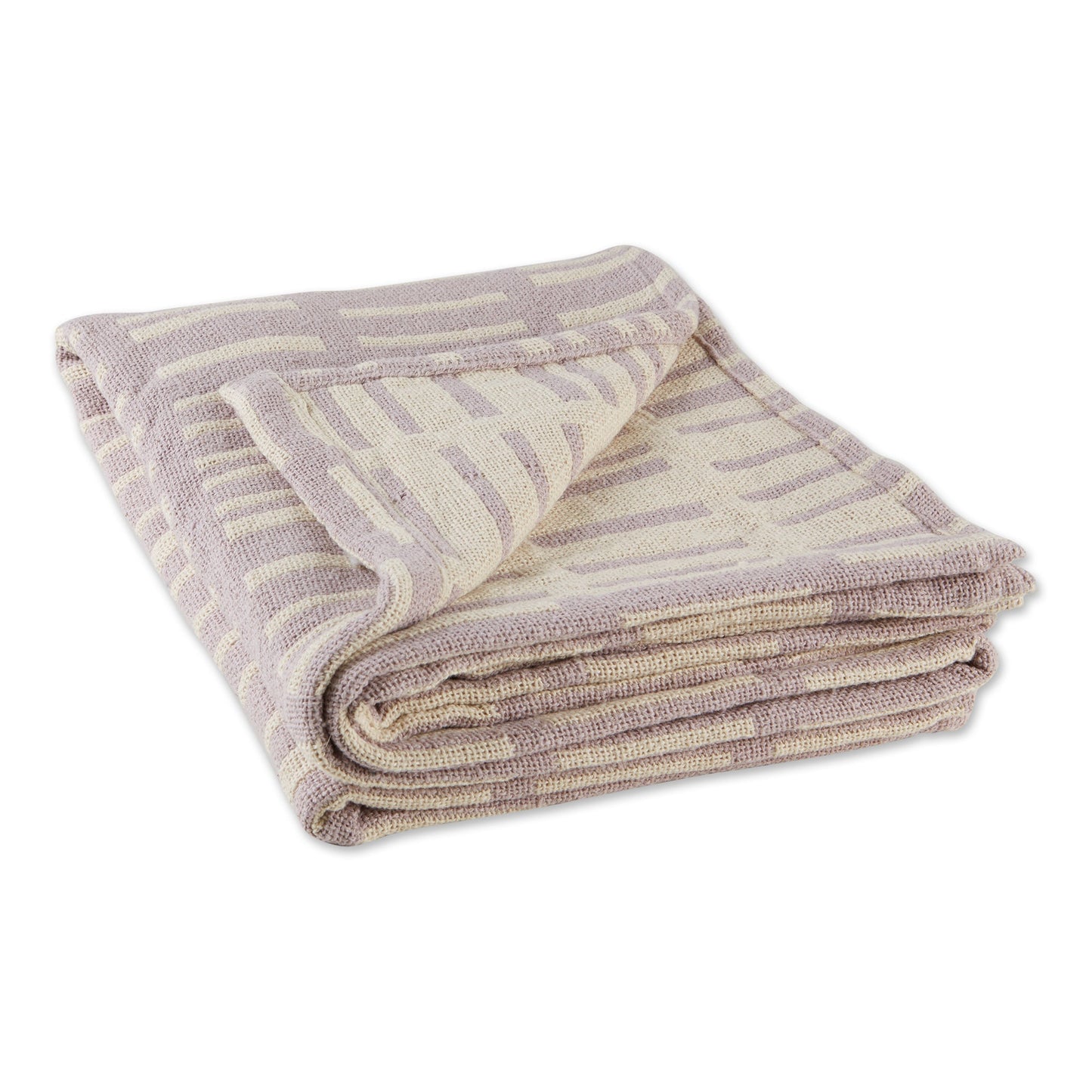 Dusty Lilac Urban Jacquard Throw