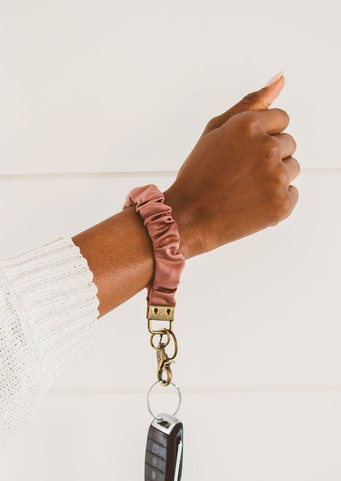 Scrunchie Wristlet Keychain