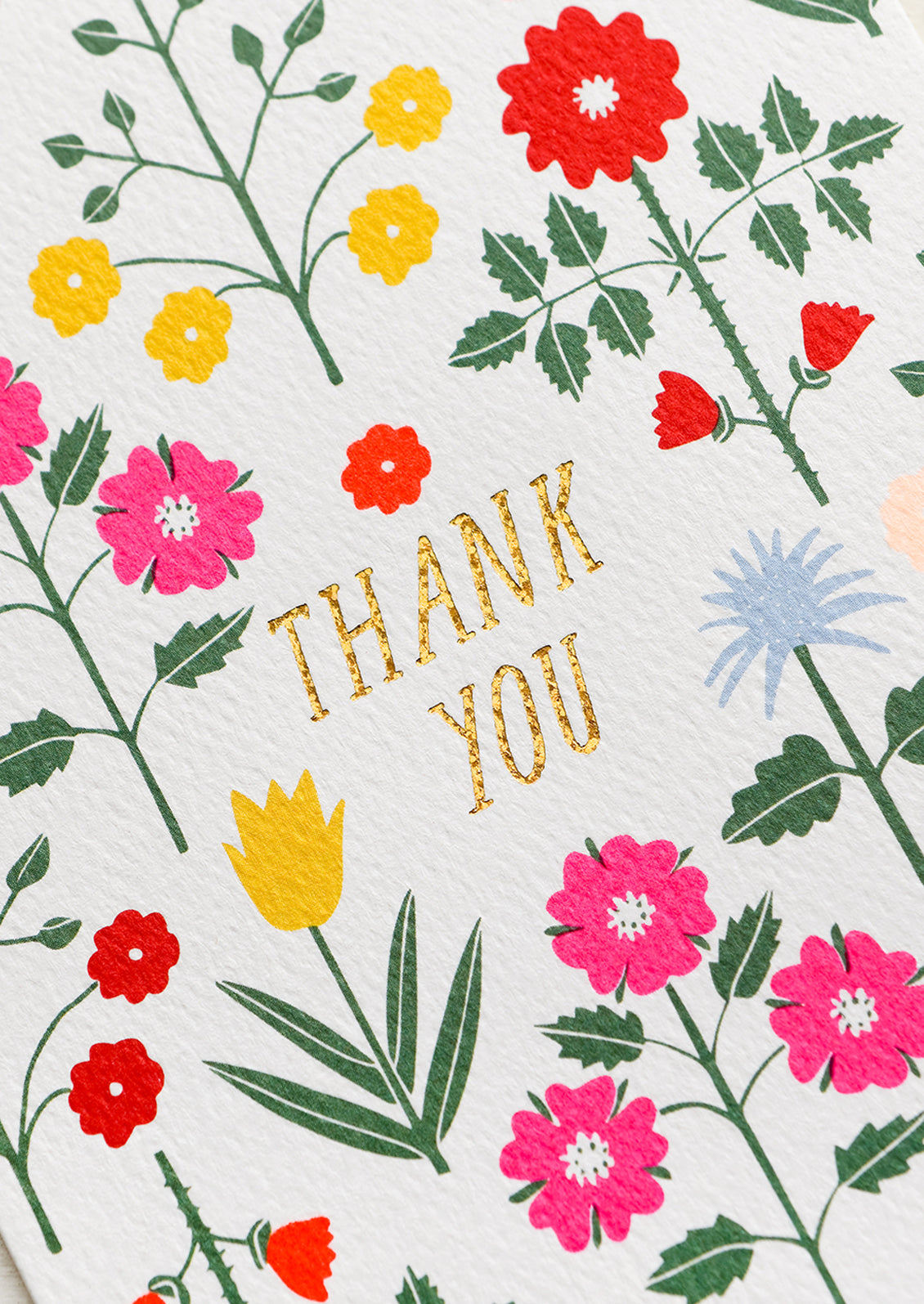 Dutch Floral Thank You Card
