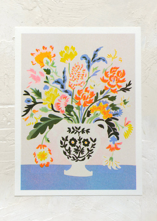 Modern Dutch Flowers Print