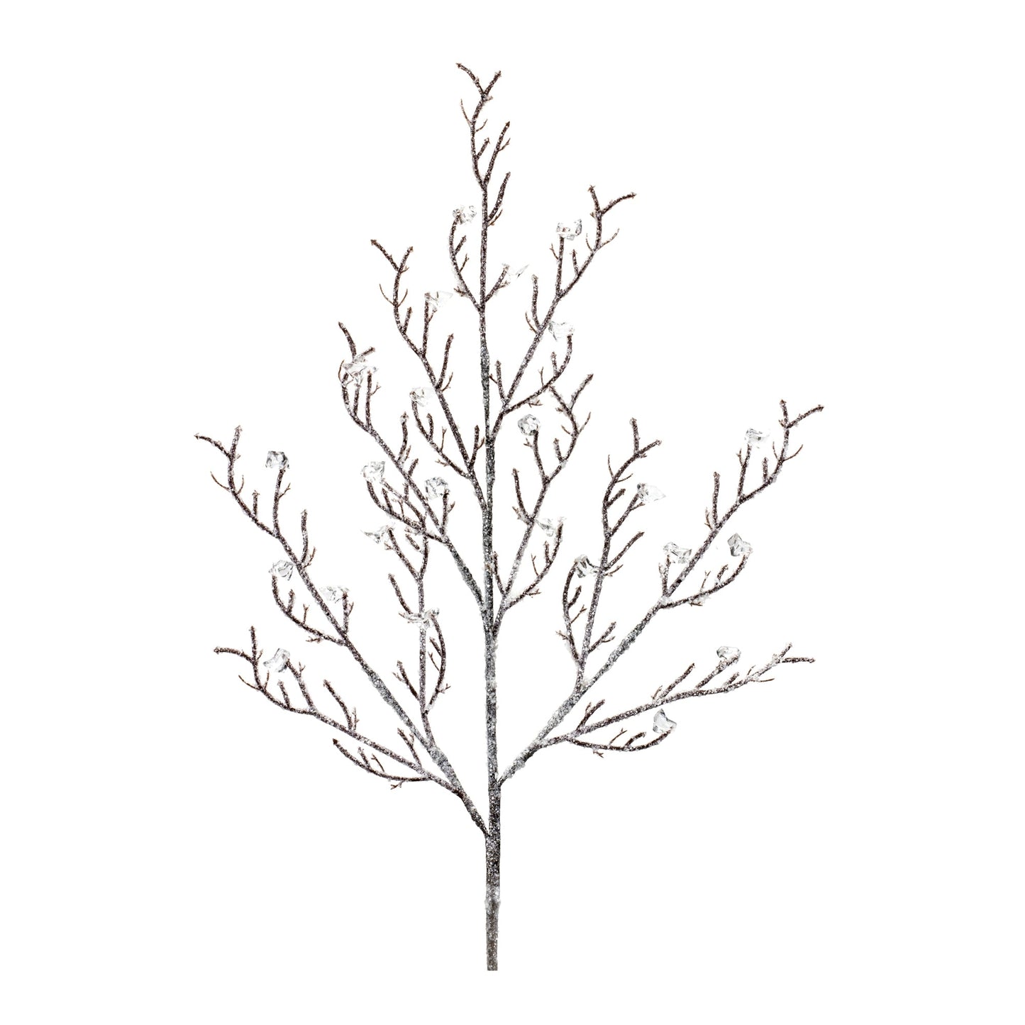 Flocked Ice Branch, Set of 12