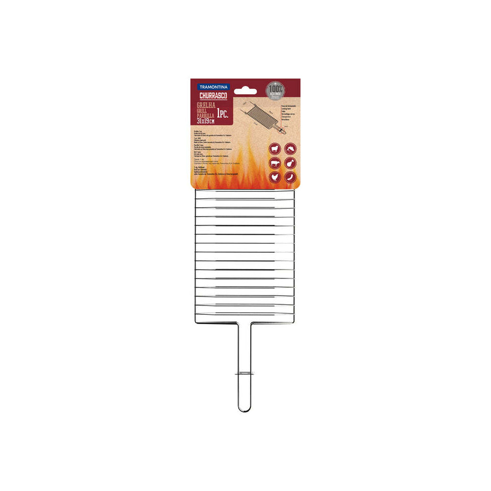 Tramontina Churrasco Stainless Steel Open Fire Grill Tool 56cm