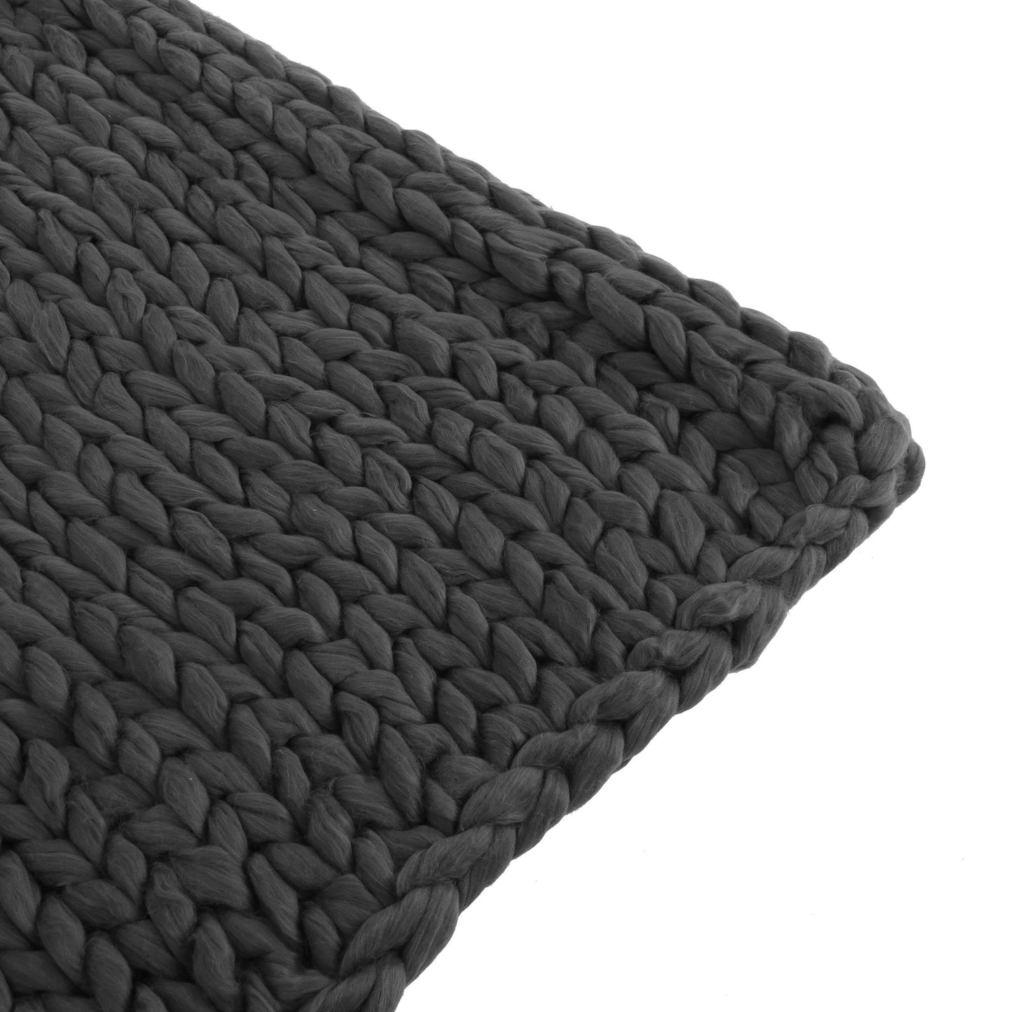 Estyl Knitted Braid Pattern Throw Blanket