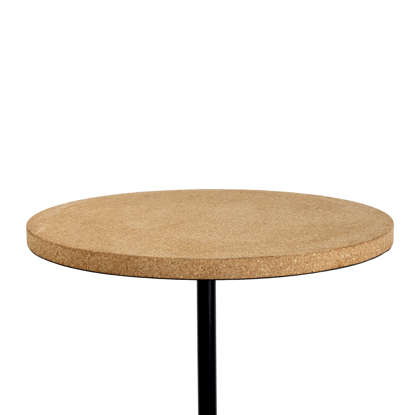 Calix Contemporary Minimalist Metal/Resin Round End Table