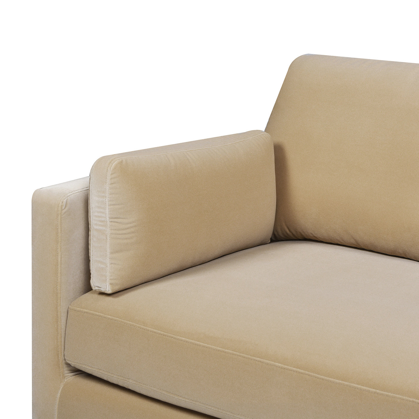 Crownedd 84" Upholstered Sofa with Square Track Arms