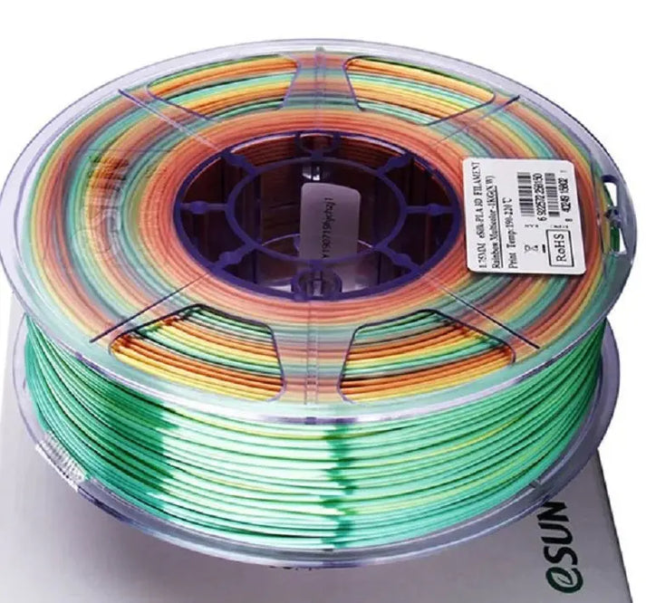 eSUN PLA 3D Printer Filament 1.75mm 1kg (Silk Rainbow)