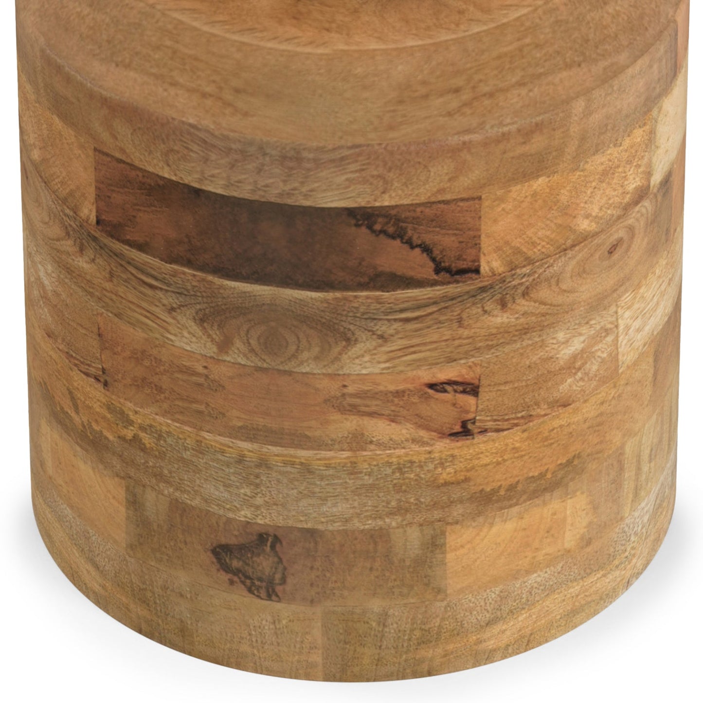 Focus Wooden Accent Table with Round Top
