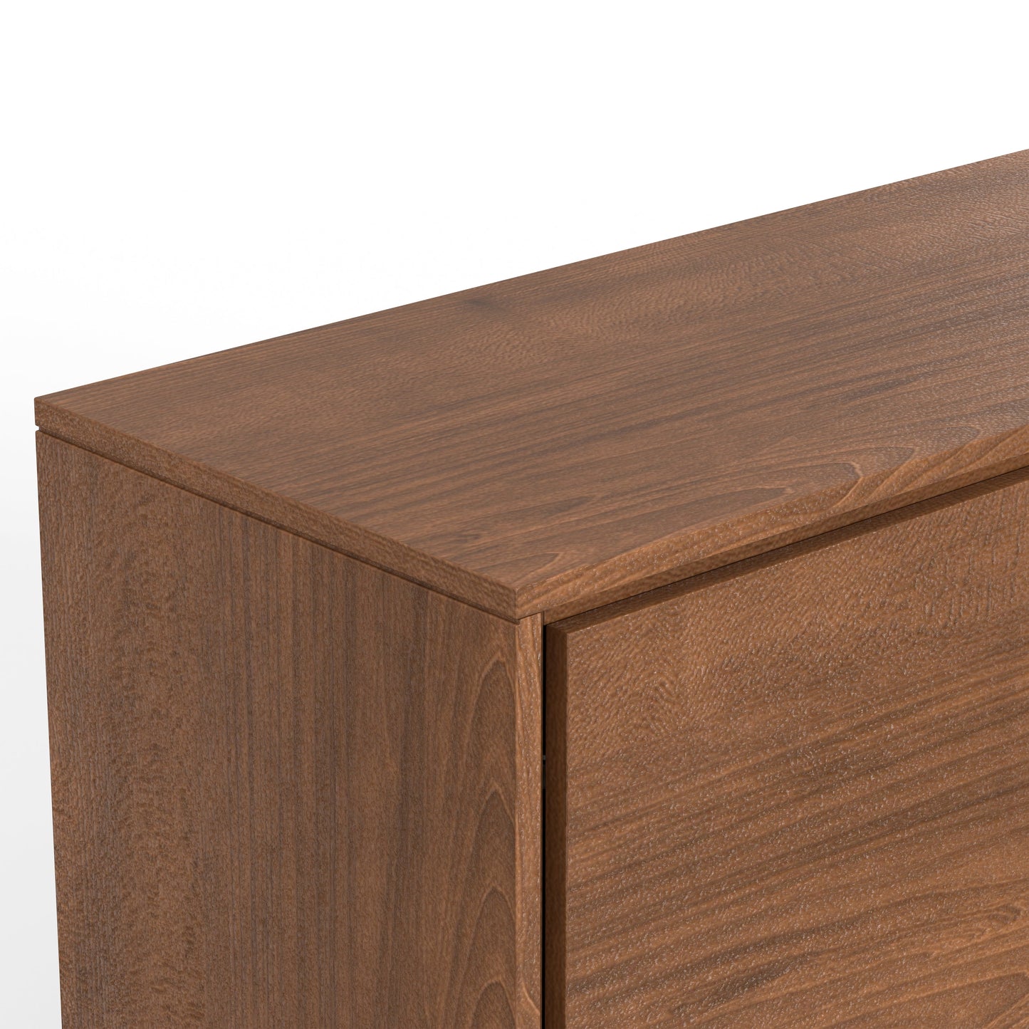 Peak 2-Door Buffet Cabinet with 3 Drawers and Metal Angled Legs