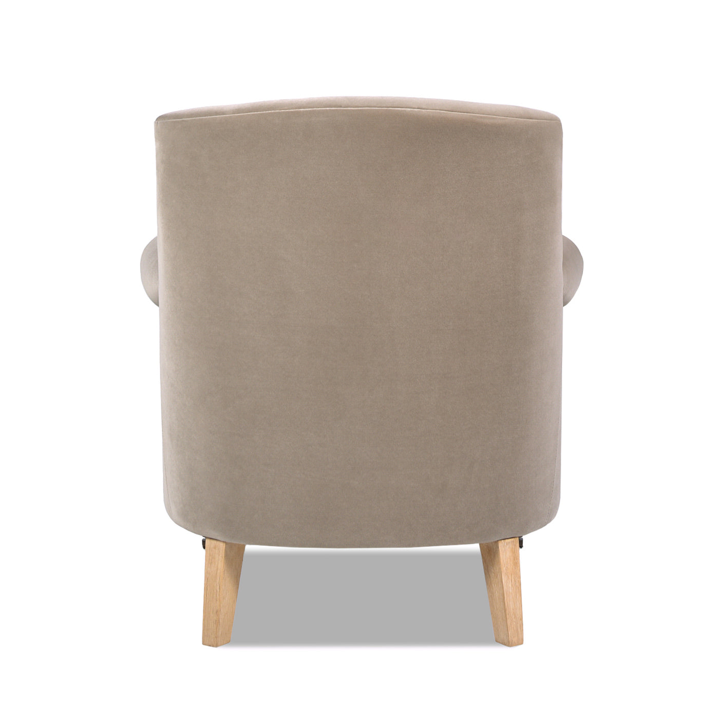 Boutique 30" Upholstered Accent Chair with Rolled Arms and Wood Turn Legs