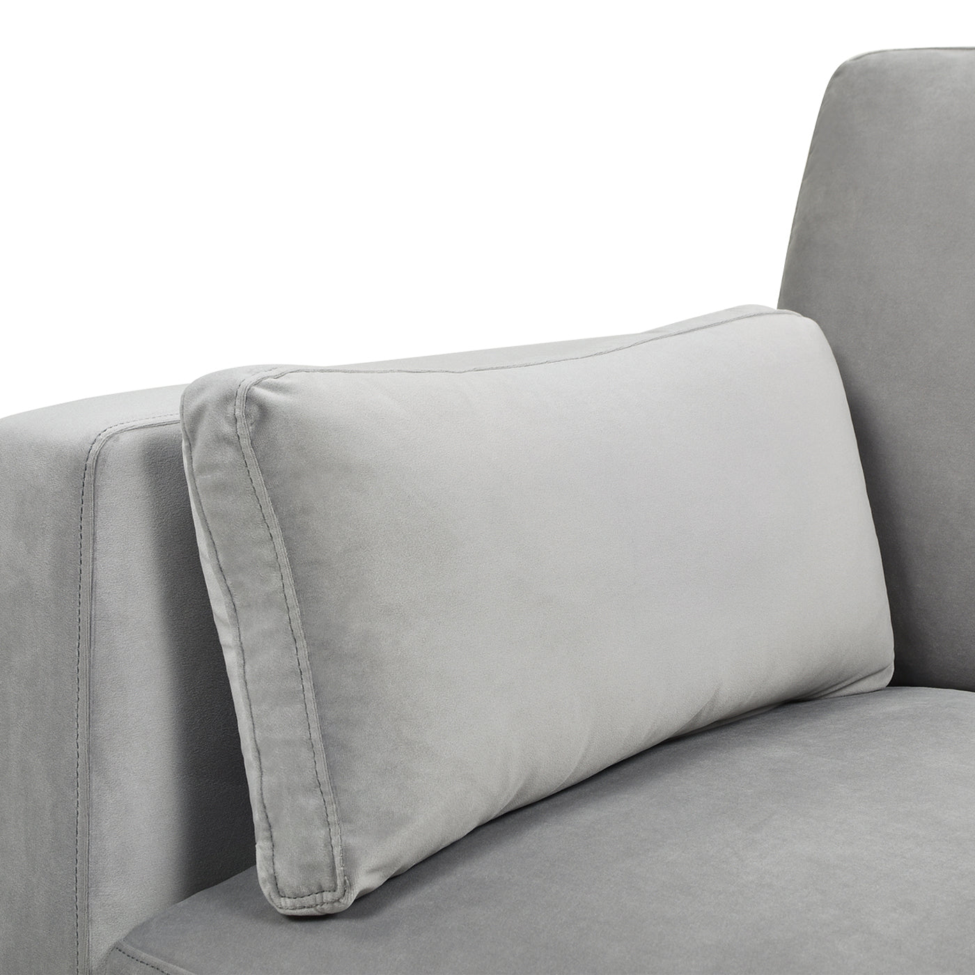 Contour Velvet Upholstered Accent Chair with Removable and Reversible Back
