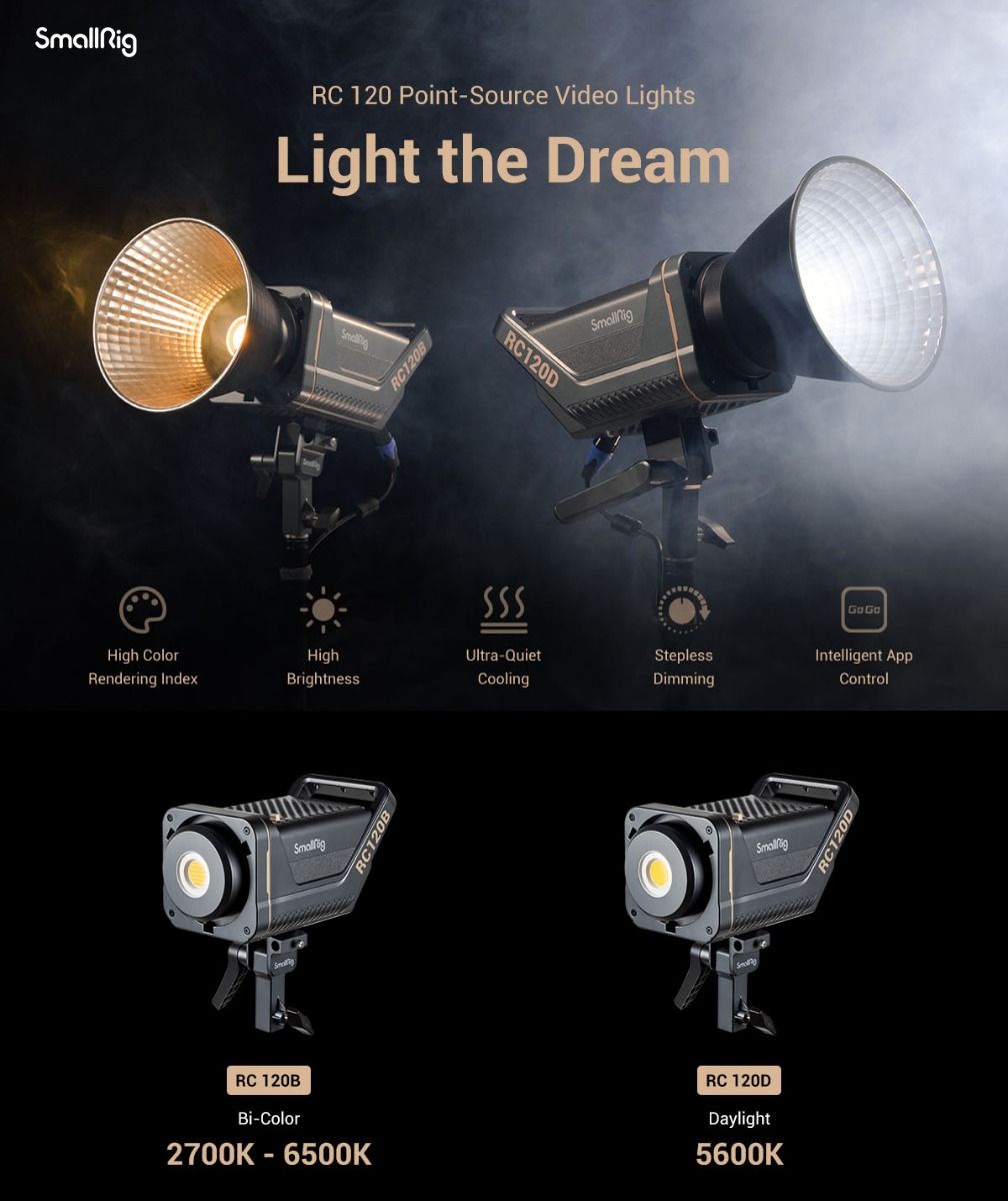 SmallRig RC 120B LED Video Light (AU) 3617