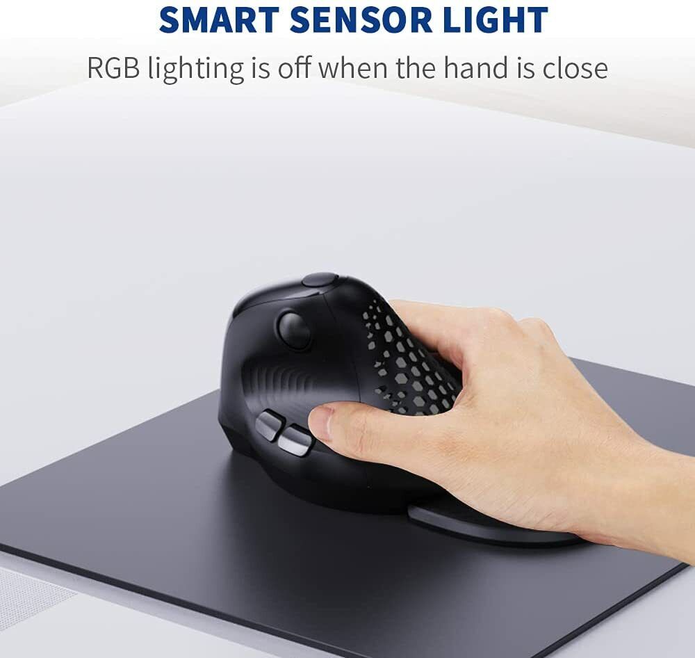 Delux M618XSD Seeker Ergonomic Vertical Mouse