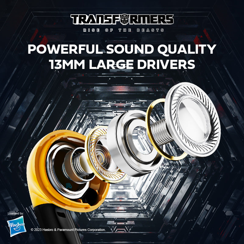 Transformers MG-C03 True Wireless Bluetooth Earbuds (Yellow)