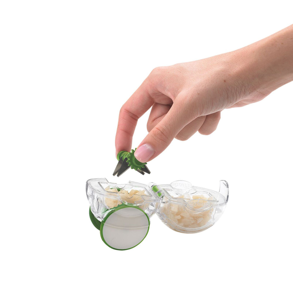Chef'n Vibe Round 7cm Garlic Chopper Roller (Clear)