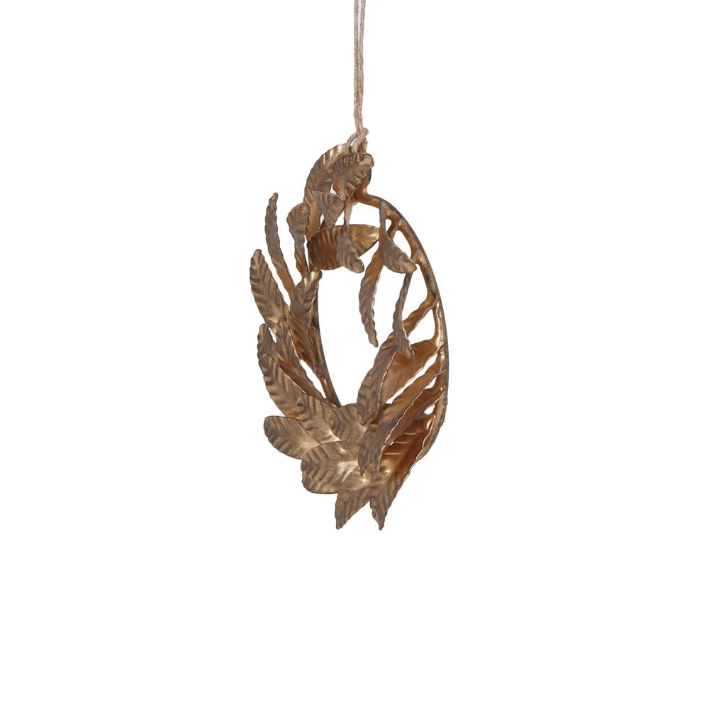 Iron Wreath Christmas Ornament, Set of 4