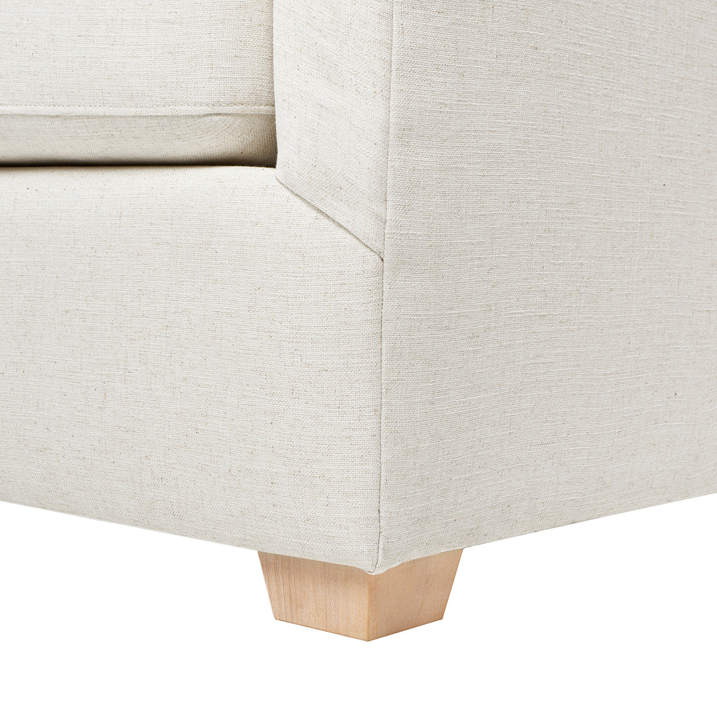 Citadell 83" Upholstered Sofa with Lumbar Pillow and Flared Arms