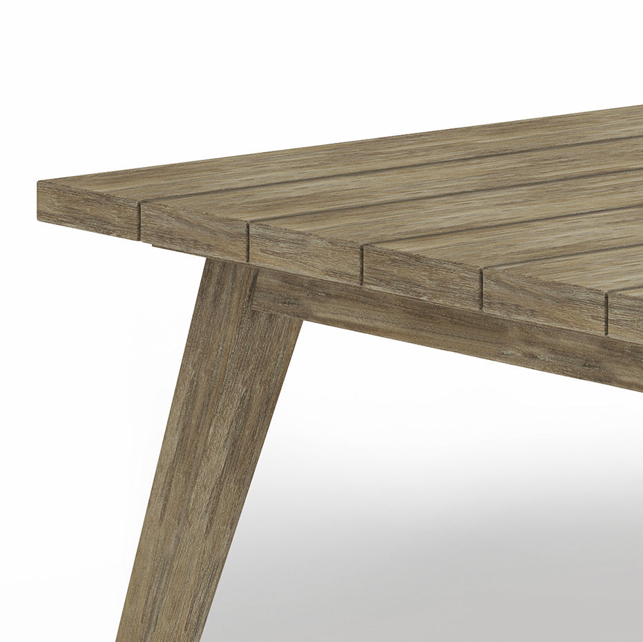 Outdoor Coffee Table with Slatted Top